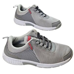 Orthofeet 618 Sprint Mens Walking Shoes Grey Silver Mesh Wide 2E Size 11
